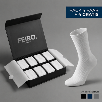 PREMIUM-HALBHOHE FEIRO SOCKEN AUS BAMBUSFASER